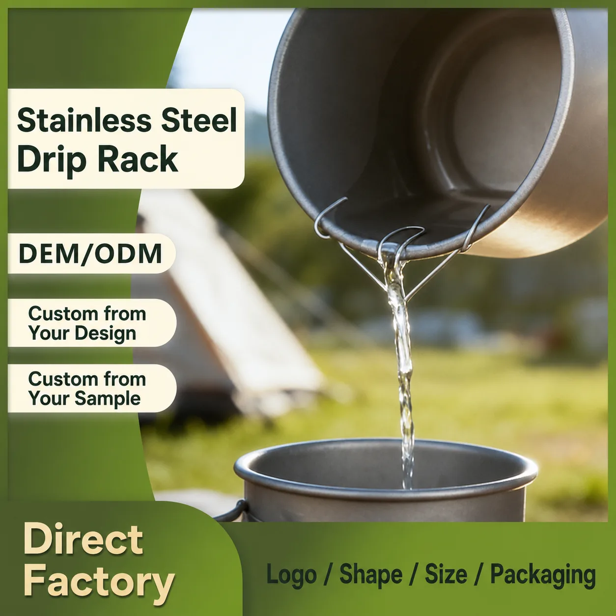 Designing high-value titanium tea and coffee set gift packaging