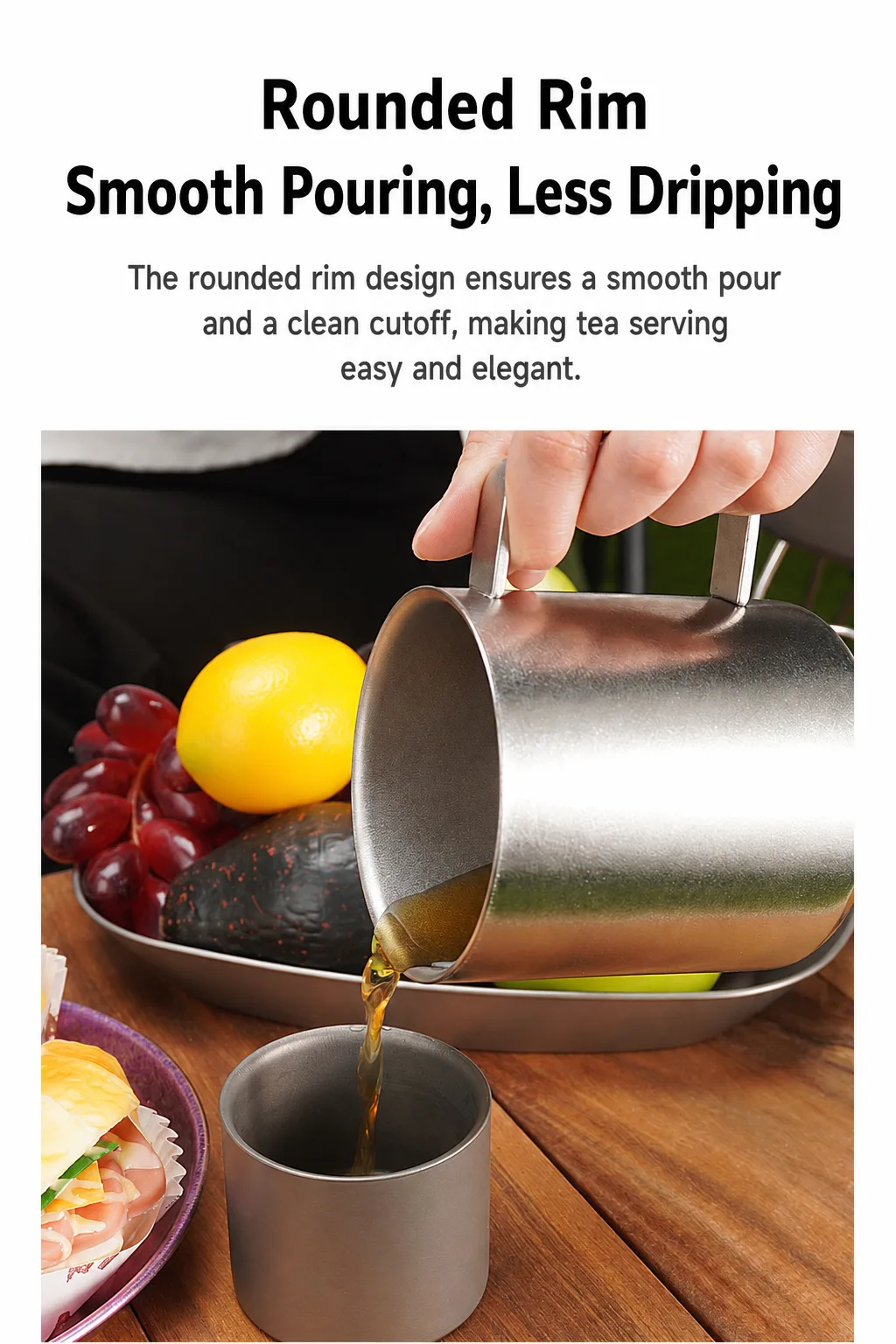 Double Wall Titanium Coffee Mug