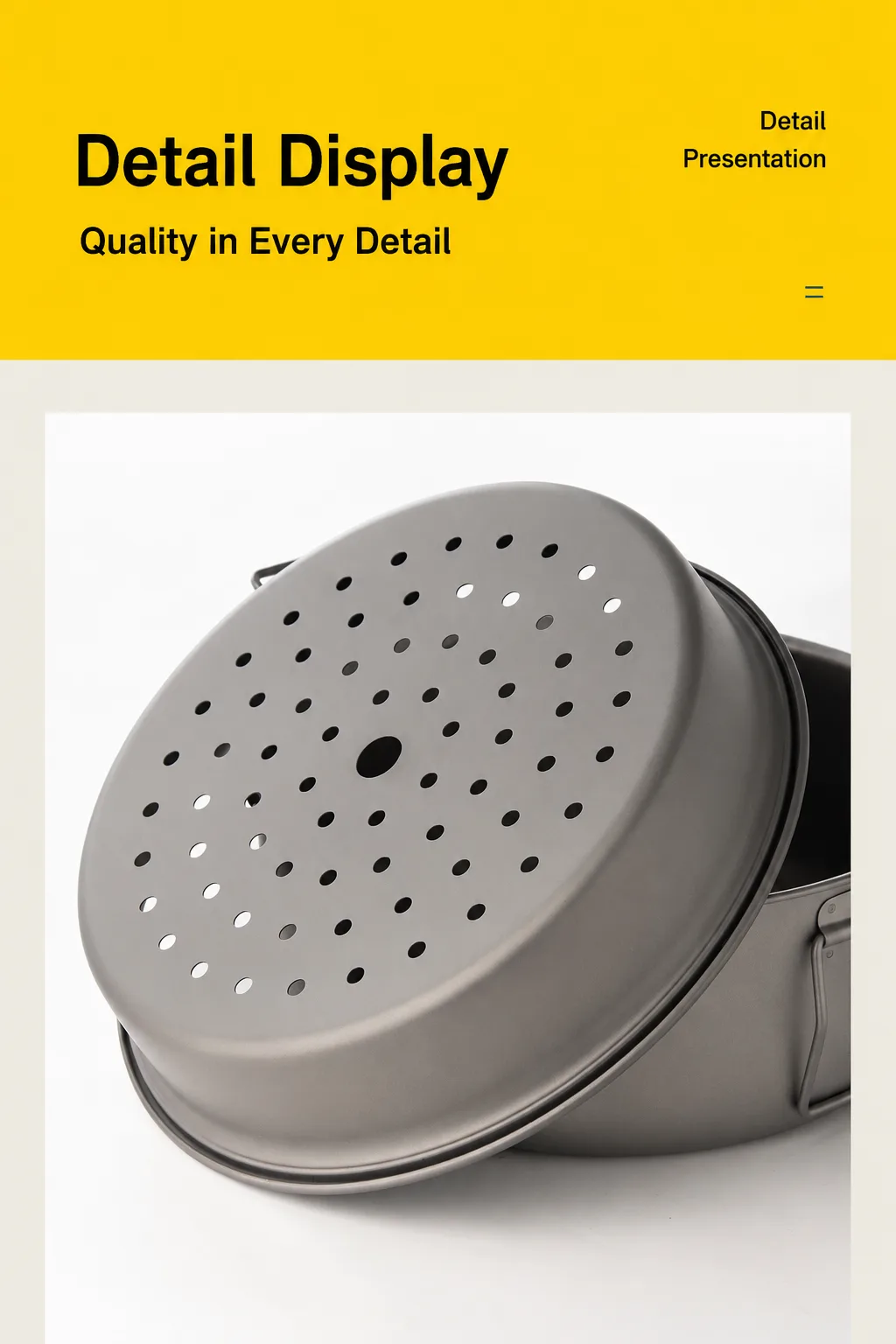 Mutian Commercial Titanium Nesting Cookware Manufacturing Base