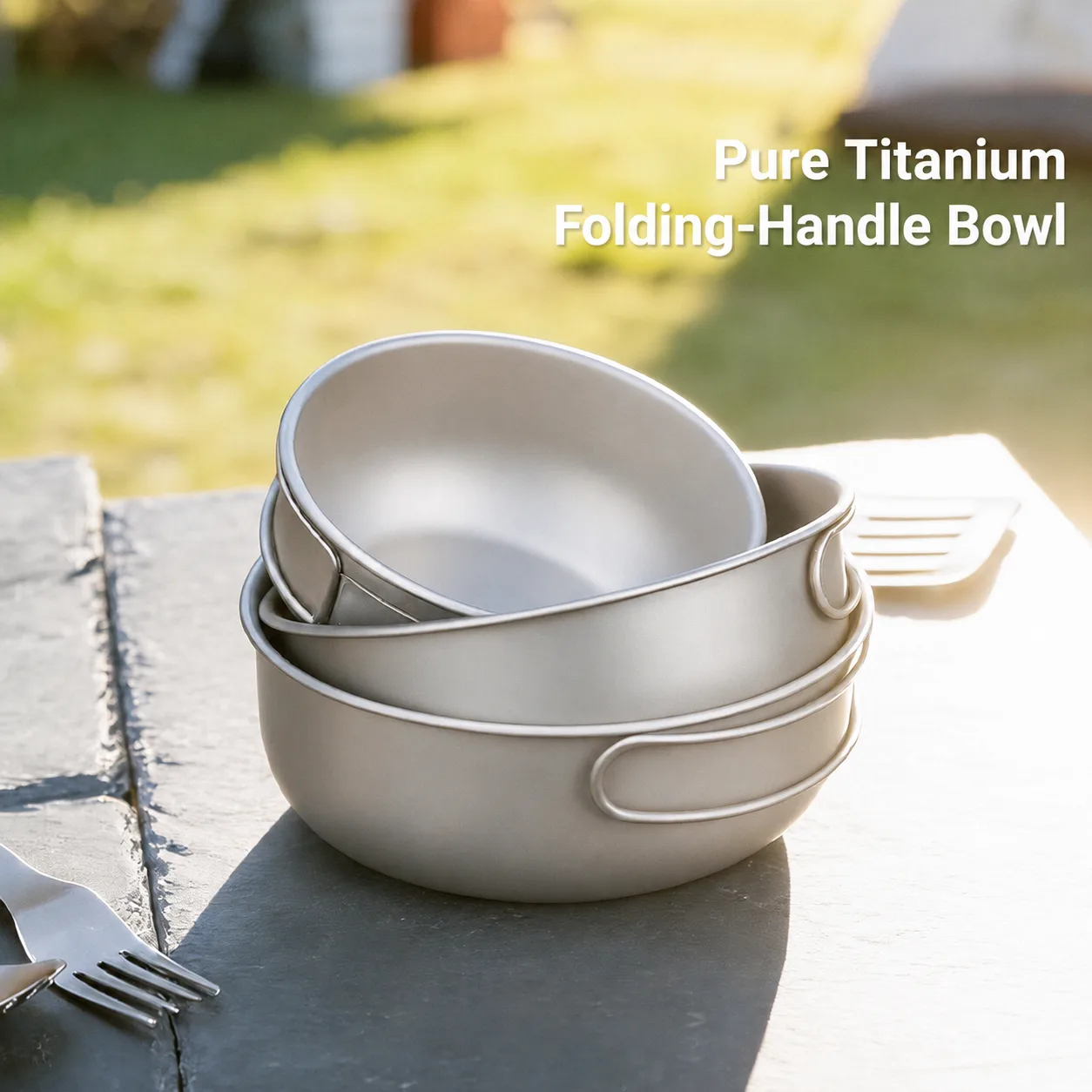 Precision titanium cutlery set kitting and accessory packaging